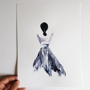 Fashion inspired original painting